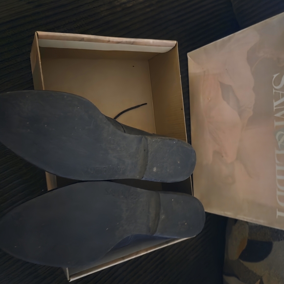 Sam & Libby Black Ankle Boots - Picture 2 of 2